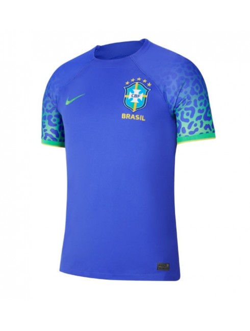 Billige Brasil Bortedrakt VM 2022 Kortermet